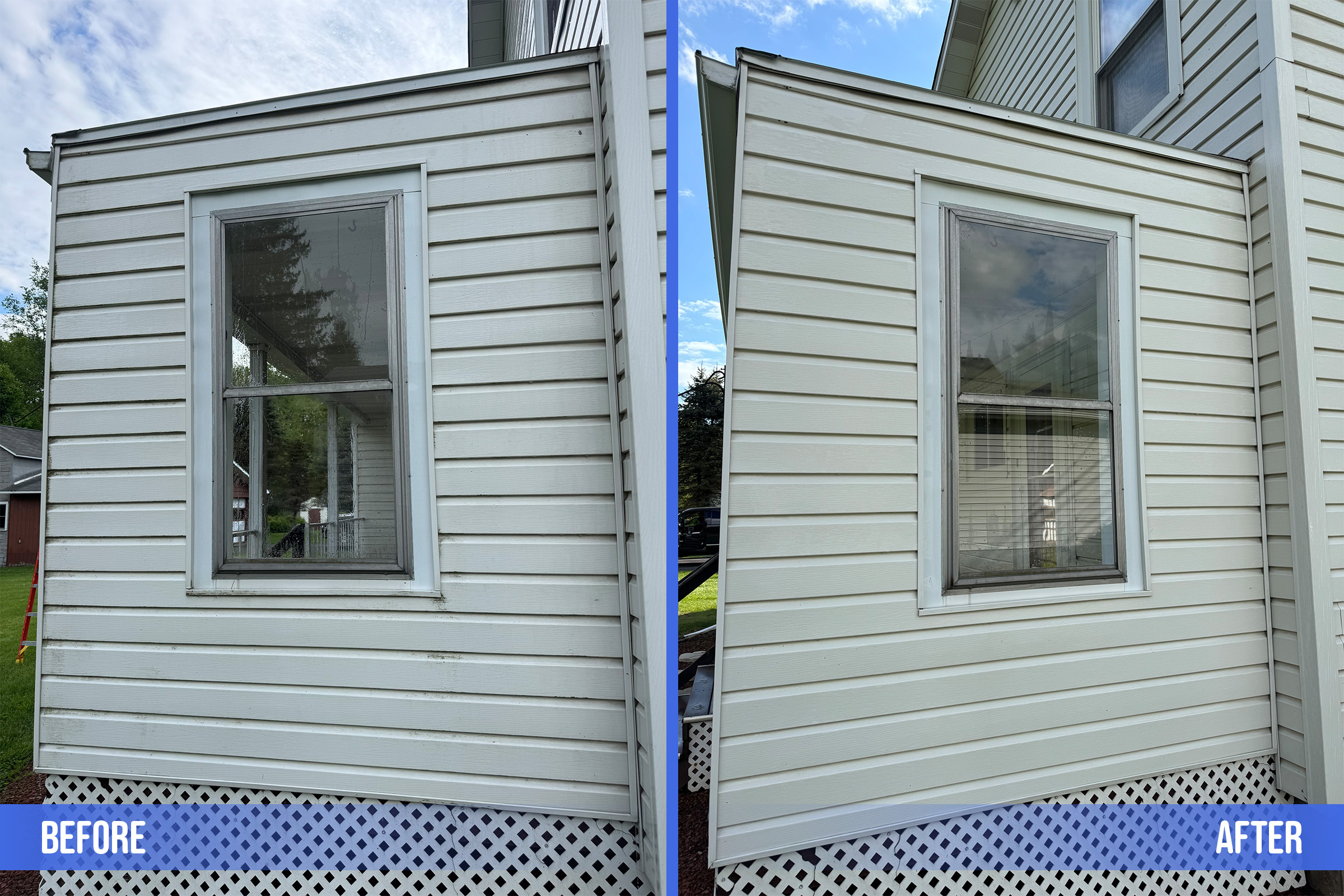 Before & After Siding