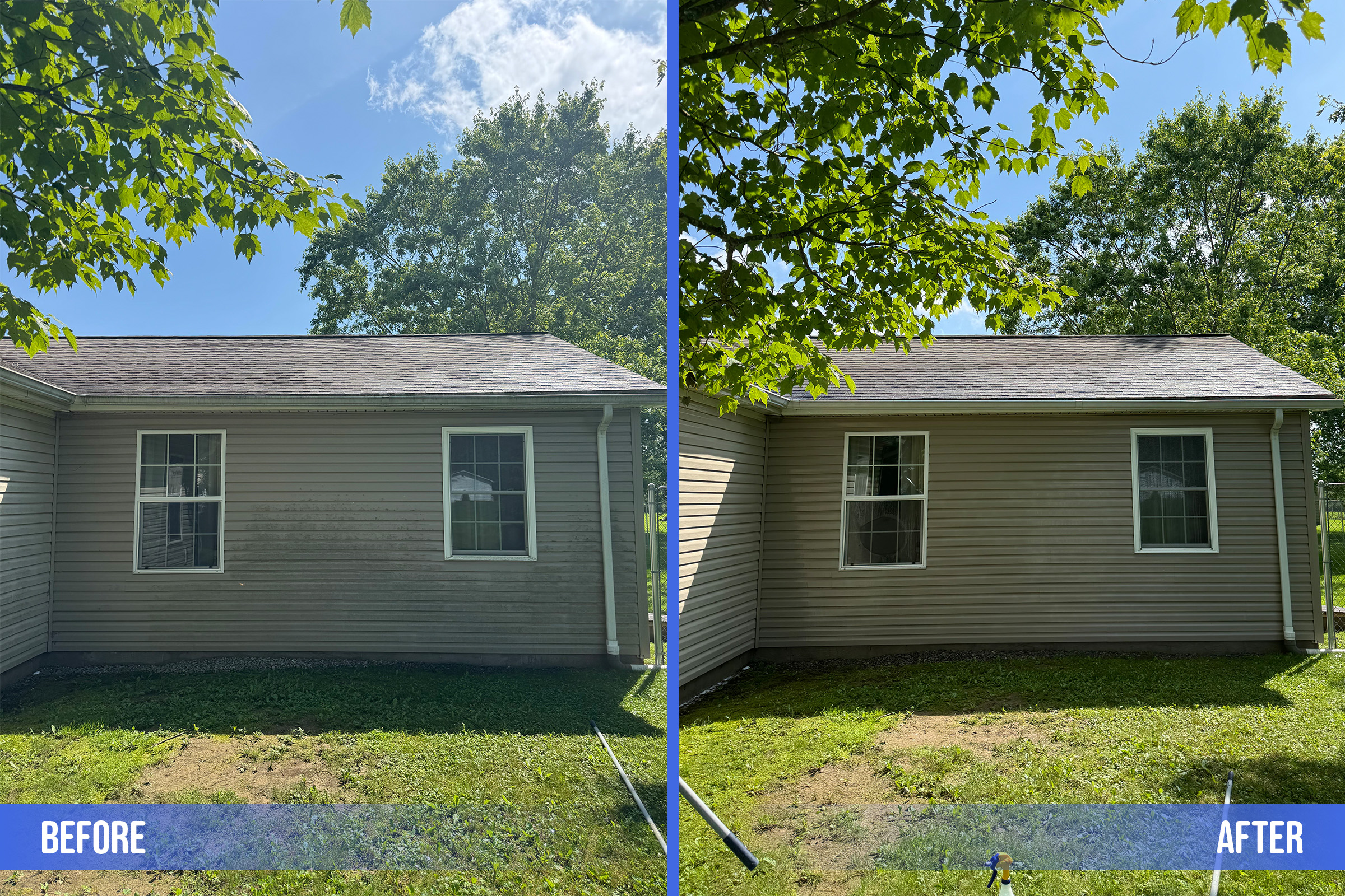 Before & After Siding